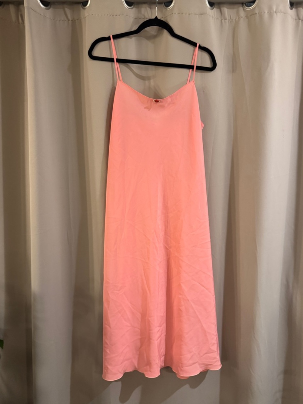 Josie Simple Pink Nightgown  - Spaghetti Strap